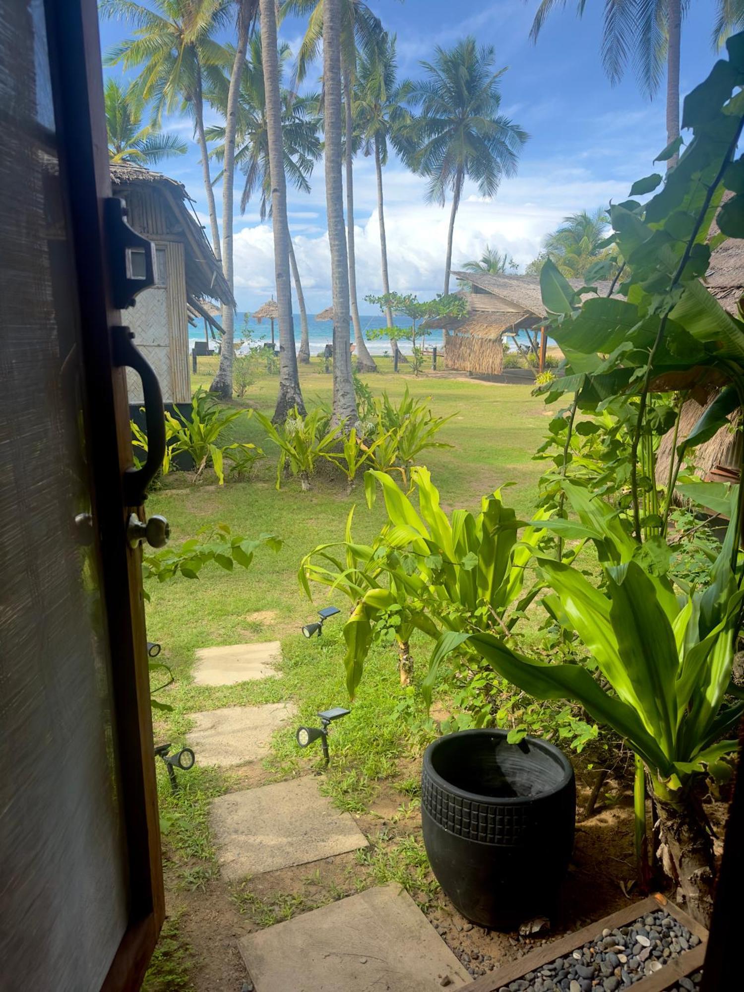 Eco Sanctuaries Nature Lodge Nacpan Beach, El Nido Buitenkant foto